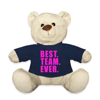 MEILLEURE ÉQUIPE JAMAIS CADEAU GROUPE DE TRAVAIL GROUPE CLUB - Nounours - bleu marine - Devant