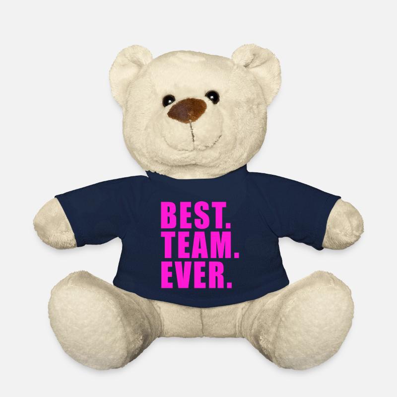 BEST TEAM EVER GIFT WORK GROUP CLUB GROUP - Teddy Bear - french navy