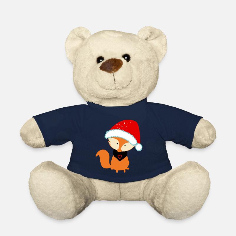 Weihnachten Fuchs Kind - Teddy - French Navy
