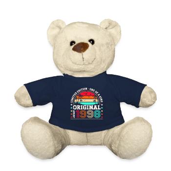 Né le 25 janvier 1998 Homme cadeau - Nounours - bleu marine - Devant
