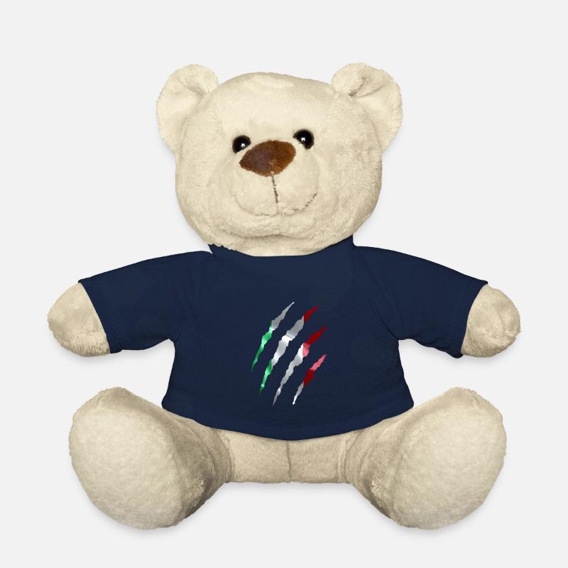 Drapeau italien - Nounours - bleu marine