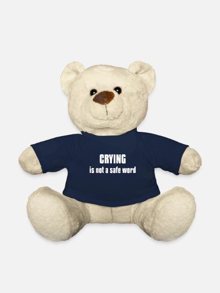 Crying is not a safe word - Nounours - bleu marine