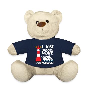I Just Freaking Love Lighthouse OK - Teddy - French Navy - Vorne