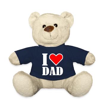 I love dad - Teddy Bear - french navy - Front