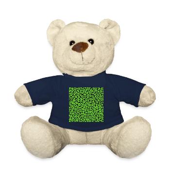 Peau d'animal avec style de couleur africaine - Nounours - bleu marine - Devant