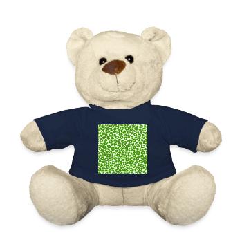 Peau d'animal avec style de couleur africaine - Nounours - bleu marine - Devant