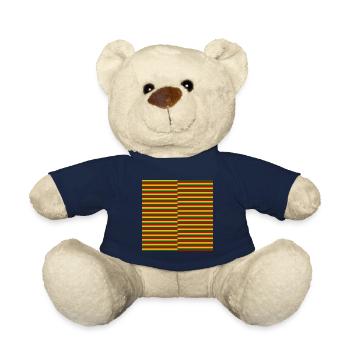 Motifs africains aux couleurs africaines - Nounours - bleu marine - Devant
