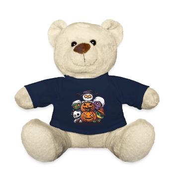 Fête d’Halloween Trick Or Treat - Nounours - bleu marine - Devant