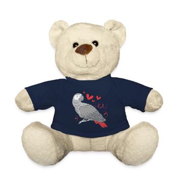 Papagei Grau - Teddy - French Navy - Vorne