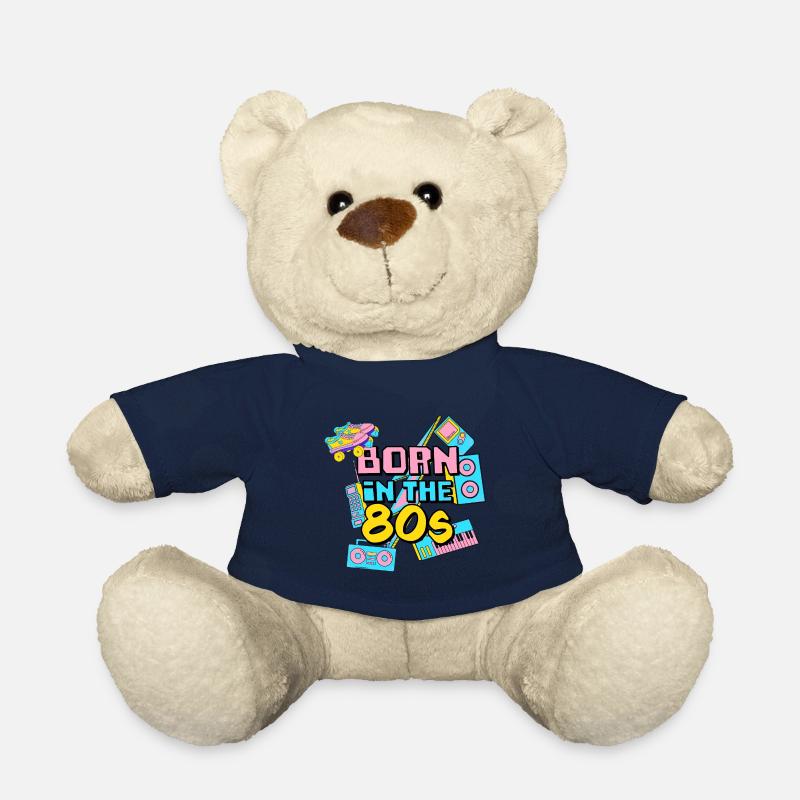 Né dans les années 80 - Nounours - bleu marine