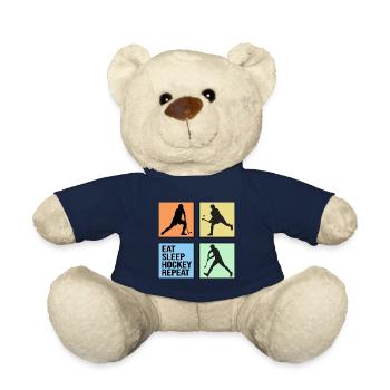 feldhockey hockey repeat hockeyspieler retro - Teddy - French Navy - Vorne