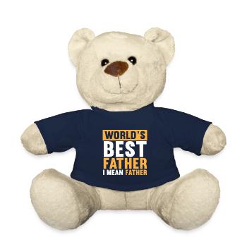 Weltweit bester Farter Mid-Range Dad- Funny Dads - Teddy - French Navy - Vorne