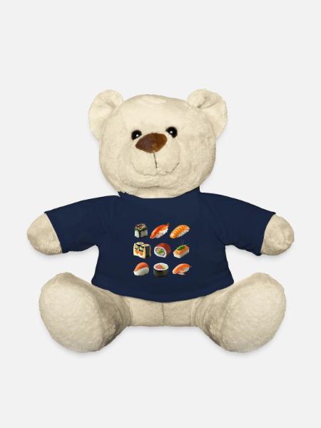 Different sushi variations - Teddy Bear - french navy