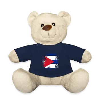 Kuba Flagge Karibik Urlaub Cuba Reise Havanna - Teddy - French Navy - Vorne
