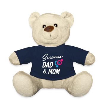 Funny Science Dad and Mom - Teddy - French Navy - Vorne