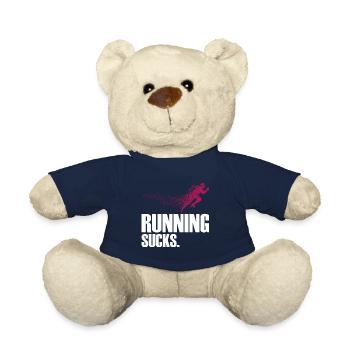 Running Sucks - Teddy Bear - french navy - Front