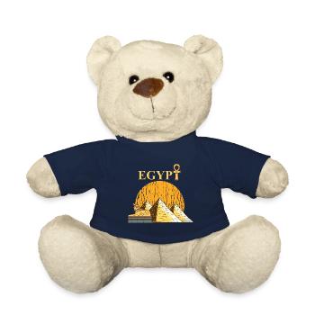 L’Egypte Pharaon Égyptiens de la pyramide cadeau - Nounours - bleu marine - Devant