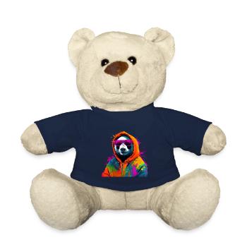 Pandabär Bambus Panda Bunt - Teddy - French Navy - Vorne