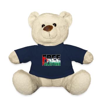 Palestine libre - Nounours - bleu marine - Devant