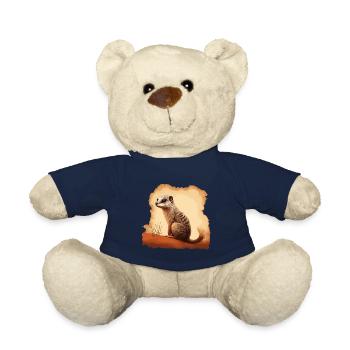 Baby Mongoose Mongoose - Teddy Bear - french navy - Front
