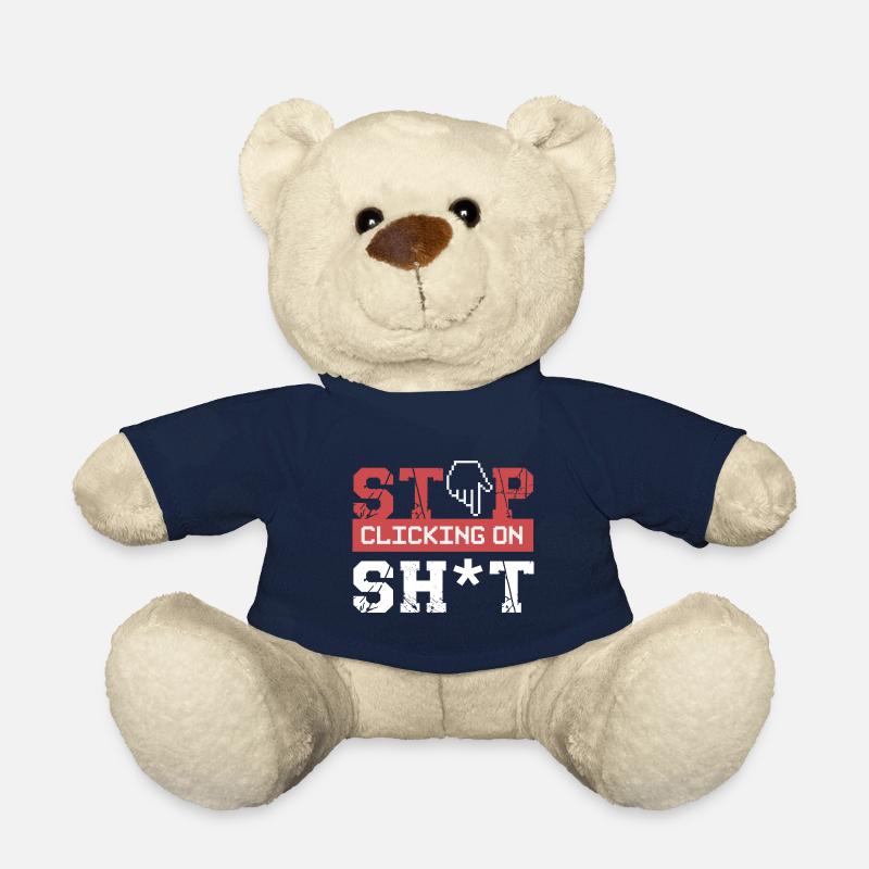 Cybersecurity Hacker Programming Idée cadeau - Nounours - bleu marine