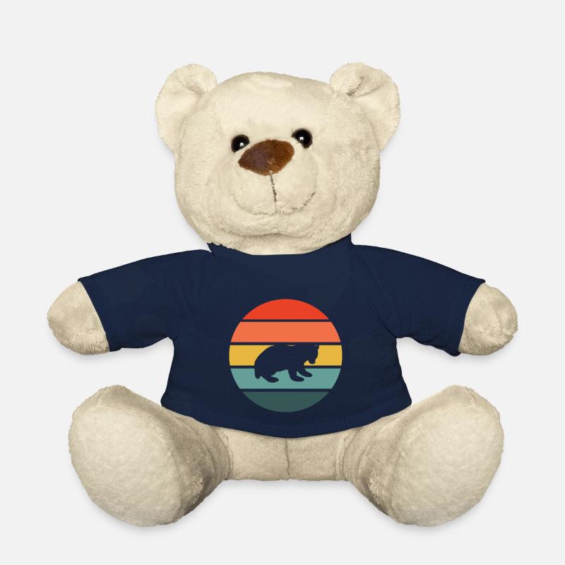 Vintage Predator Retro Bébé Ours - Nounours - bleu marine