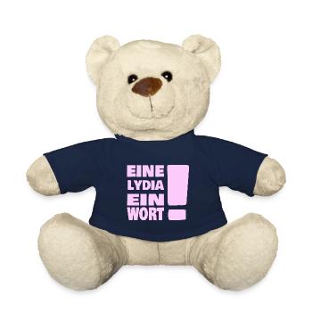 Spruch Vorname Lydia - Teddy - French Navy - Vorne