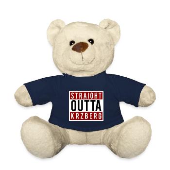 Straight Outta Kreuzberg - Parental Advisory Art - Teddy Bear - french navy - Front