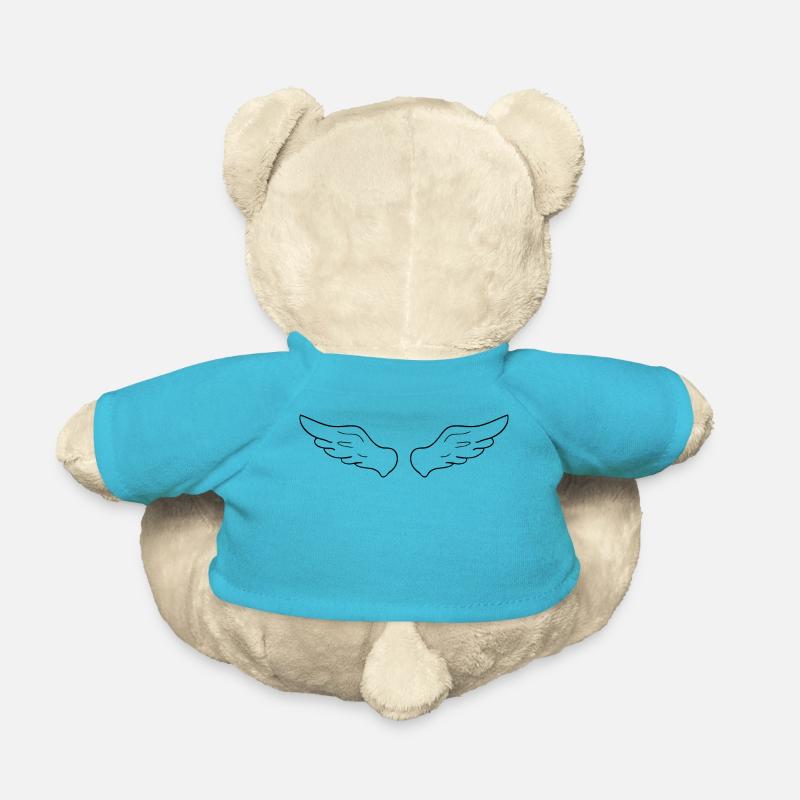 Engelsflügel - Teddy - Atollblau