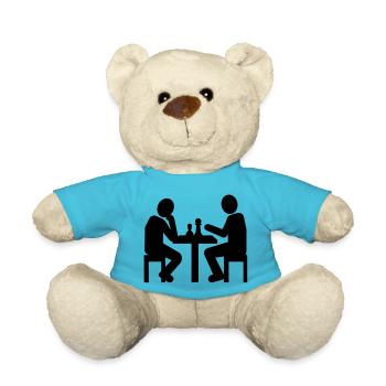 Schach - Teddy - Atollblau - Vorne