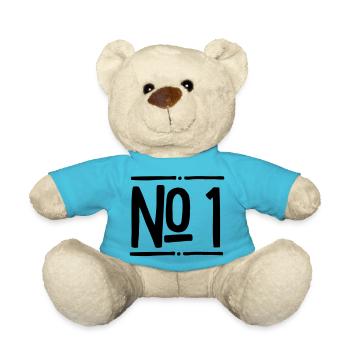 no 1 - Teddy Bear - atoll blue - Front