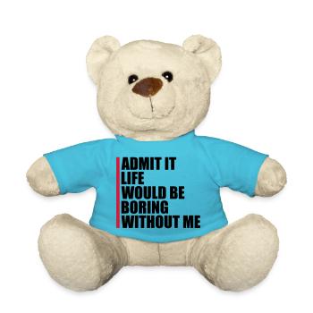 boring life without me - Teddy - Atollblau - Vorne