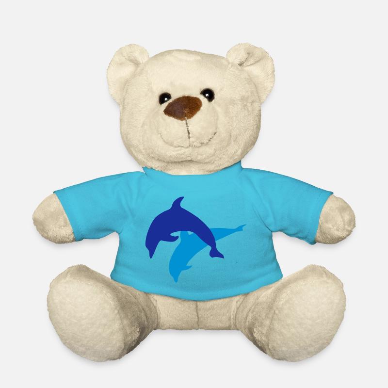 Delfine, Delfin - Teddy - Atollblau