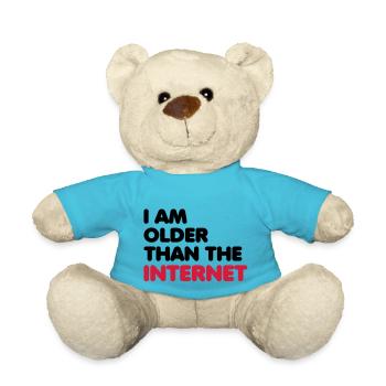 I am older than the internet - Teddy - Atollblau - Vorne