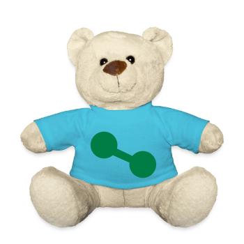 Gym Hantel Gewicht Kurzhantel Training Vektor - Teddy - Atollblau - Vorne