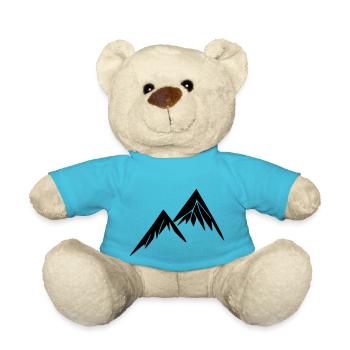 Berge Berg Wandern Abenteuer Freien Reise Vektor 3 - Teddy - Atollblau - Vorne