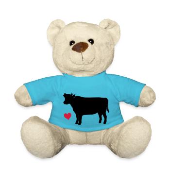 Kuh - Teddy - Atollblau - Vorne