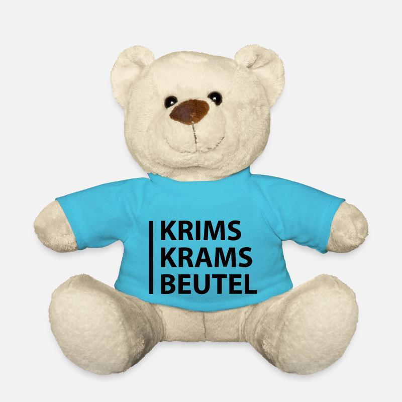 Krims-Krams Beutel (dh) - Teddy - Atollblau