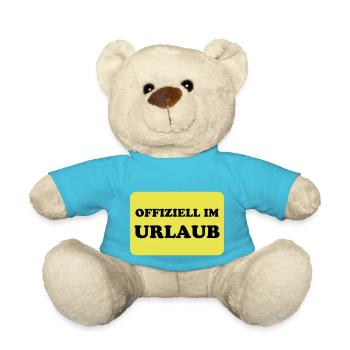 Urlaub - Teddy - Atollblau - Vorne