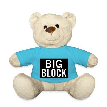 Big Block - Teddy Bear - atoll blue - Front
