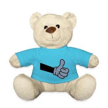 OK Comic Main Pouce - Nounours - bleu outremer - Devant