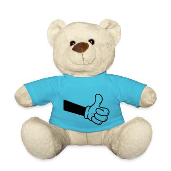 Bestätigen OK Comic Hand - Teddy - Atollblau - Vorne