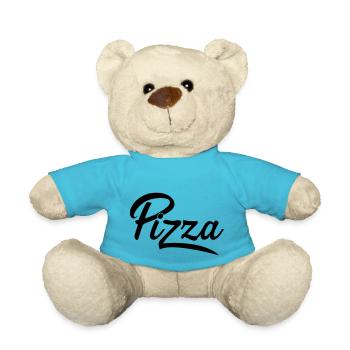 Pizza - Teddy - Atollblau - Vorne