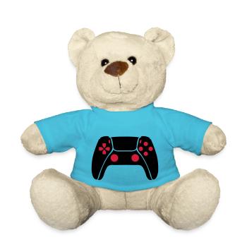 Gaming Controller - Teddy Bear - atoll blue - Front