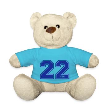 twenty two - 22 - Teddy Bear - atoll blue - Front