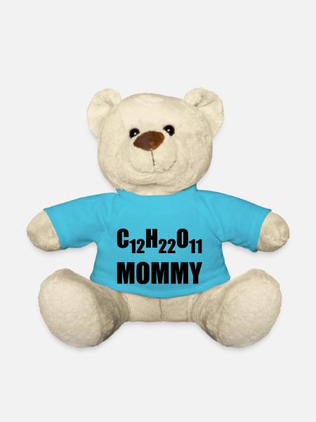 Nerdy Design "SUGAR MOMMY" - C12H22O11 - Chimie - Nounours - bleu outremer