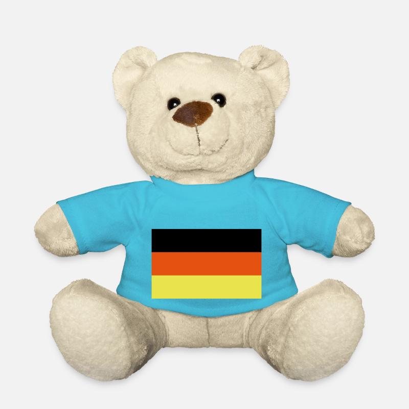 Deutsche Flagge - Teddy - Atollblau