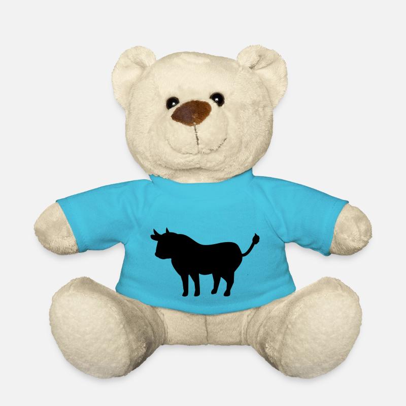 Stier - Teddy - Atollblau