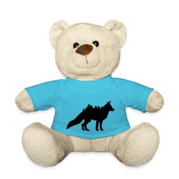 Renard, Fox and Forest - Nounours - bleu outremer - Devant