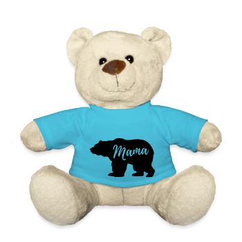 Mama Bear - Teddy Bear - atoll blue - Front